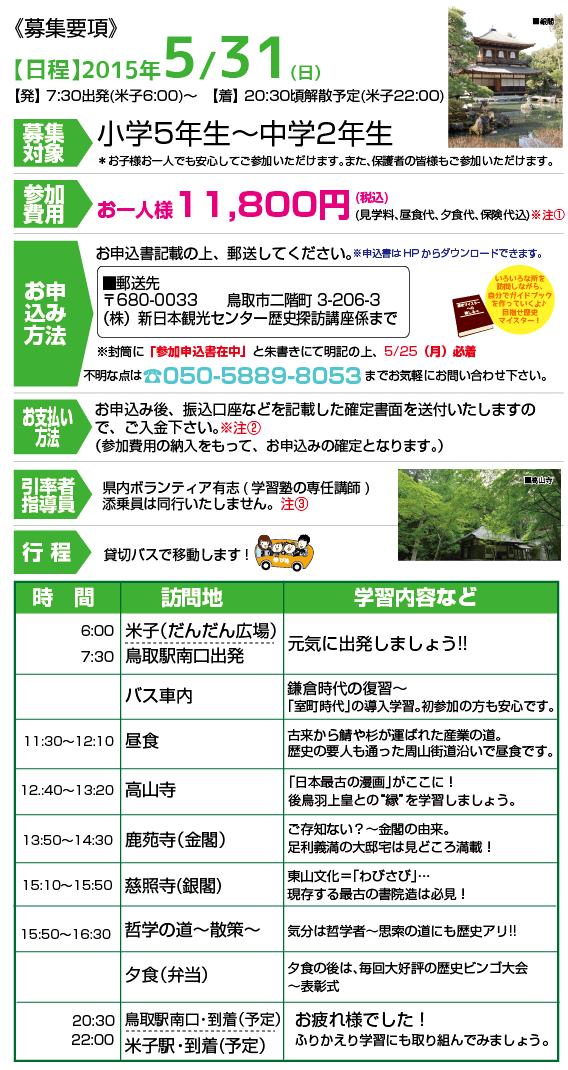 歴史探訪京都編 